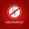 World Malaria Day poster