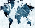 World map Royalty Free Stock Photo