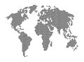 World map - abstract dotted vector background. Black and white silhouette illustration Royalty Free Stock Photo