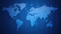 World map animation for news bulletin HD video