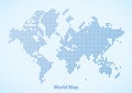 world map design. Vector illustration decorative design Royalty Free Stock Photo