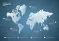 world map design. Vector illustration decorative design Royalty Free Stock Photo