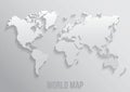 world map design. Vector illustration decorative design Royalty Free Stock Photo