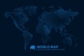 World map infographic design Vector illustrator