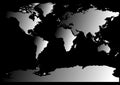 World Map Silver HD Royalty Free Stock Photo