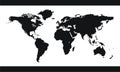 World map vector Royalty Free Stock Photo