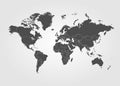 World map Vector globe template for website. Royalty Free Stock Photo
