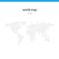 World map vector illustration