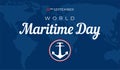 World Maritime Day Background Illustration