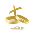 World Marriage Day vector