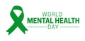 World Mental Health Awareness Month Logo Icon Isolated Royalty Free Stock Photo