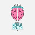 World Mental Health Day background