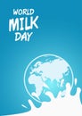 World Milk Day Vertical Poster Template