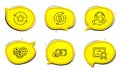 Refresh bitcoin, Dollar money and Loyalty points icons set. World money sign. Vector