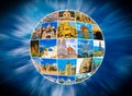 World Monuments Collage Royalty Free Stock Photo