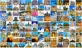 World Monuments Collage Royalty Free Stock Photo