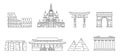 World Monuments Icons