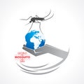 World Mosquito Day Design With Elegant Background