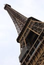 World most famous landmark Eiffel tower in Paris France during sunrise no people in picture