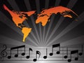 World Music Royalty Free Stock Photo