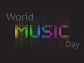 World music day Royalty Free Stock Photo