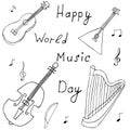 World Music Festival -Doodle stringed instruments