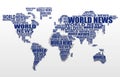 World news concept. Abstract world map Royalty Free Stock Photo