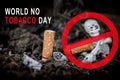World No Tobacco Day Royalty Free Stock Photo