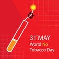 World No Tobacco Day vector