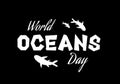 world ocean day text massage, june 8