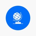 World, Office, Globe, Web white glyph icon