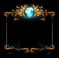 World with ornate