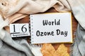 World Ozone Day day of autumn month calendar september