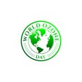 World ozone Day design vector. Royalty Free Stock Photo