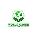 World ozone Day design vector. Royalty Free Stock Photo