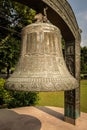 World peace bell from different unique angles close up shots Royalty Free Stock Photo