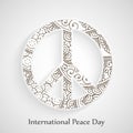 World Peace Day background