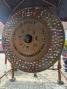 World peace gong at blitar, east java, indonesia, gebang palace