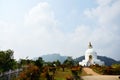 World Peace Pagoda of Pokhara in Annapurna Valley Nepal