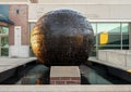 World Peace Prayer Fountain by Hank Kaminsky at the public center of Fayetteville, Arkansas.