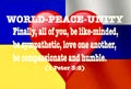 WORLD PEACE UNITY