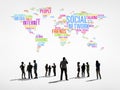 World People with Social Networking Concept Royalty Free Stock Photo