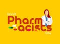 World Pharmacists Day. Pharmacist Banner and poster design for social media and print media.