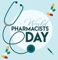 World Pharmacists Day vector template