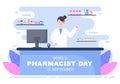 World Pharmacists Day Which Is Held on September 25th. Doctor, Medicine and Pills Concept. For Background, Banner or Poster