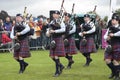 Bucksburn & District Pipe Band, Aberdeen Est. 1947 during the 2016 World Pipe Band Championships.