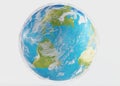 world planet earth 3d-illustration. elements of this image furnished by NASA Royalty Free Stock Photo
