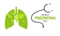 world pneumonia day greens