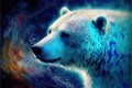 World Polar Bear Day Illustration generative ai