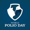 World Polio Day Concept Illustration